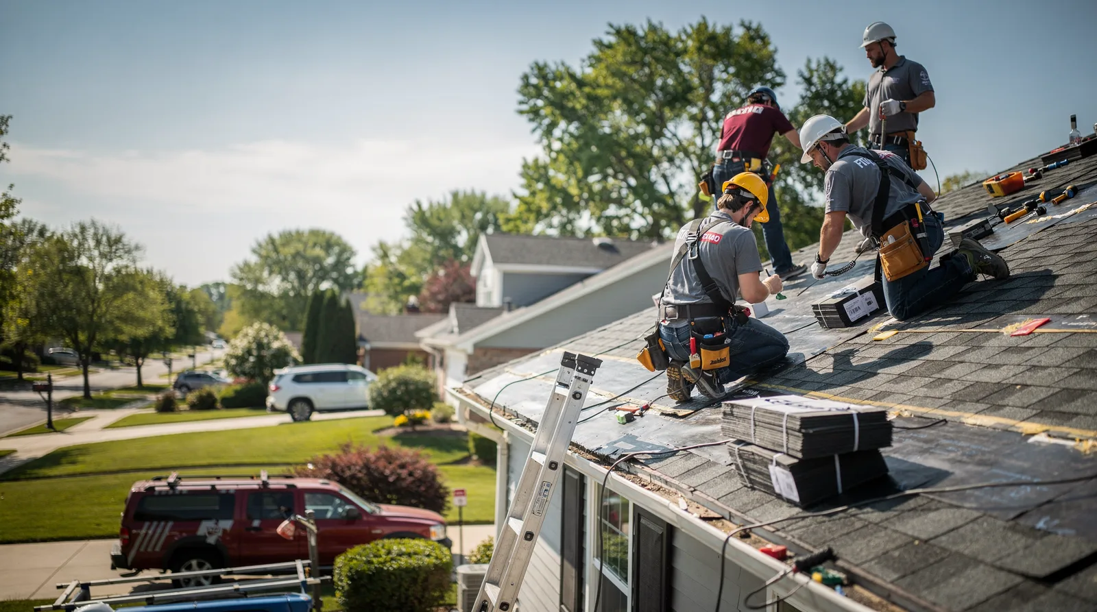 Roof Repair in Du Quoin, IL around you